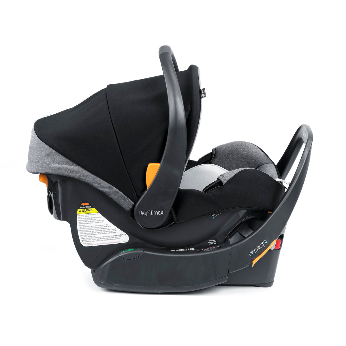 Chicco Corso LE ClearTex Modular Travel System, Corso LE Modular Stroller with KeyFit Max ClearTex Infant Car Seat and Base, Canyon/Grey