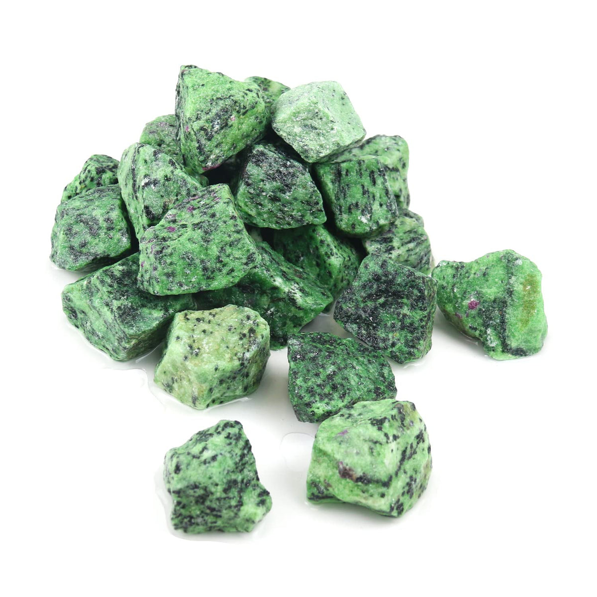 Nvzi Raw Ruby Zoisite, Crystals and Healing Stones, Bulk Crystals, Rocks for Tumbling, Raw Crystals Bulk, Amathesis Crystal, Calcite Crystal for Decoration, Wicca, Reiki,Chakra and Energy(1LB)
