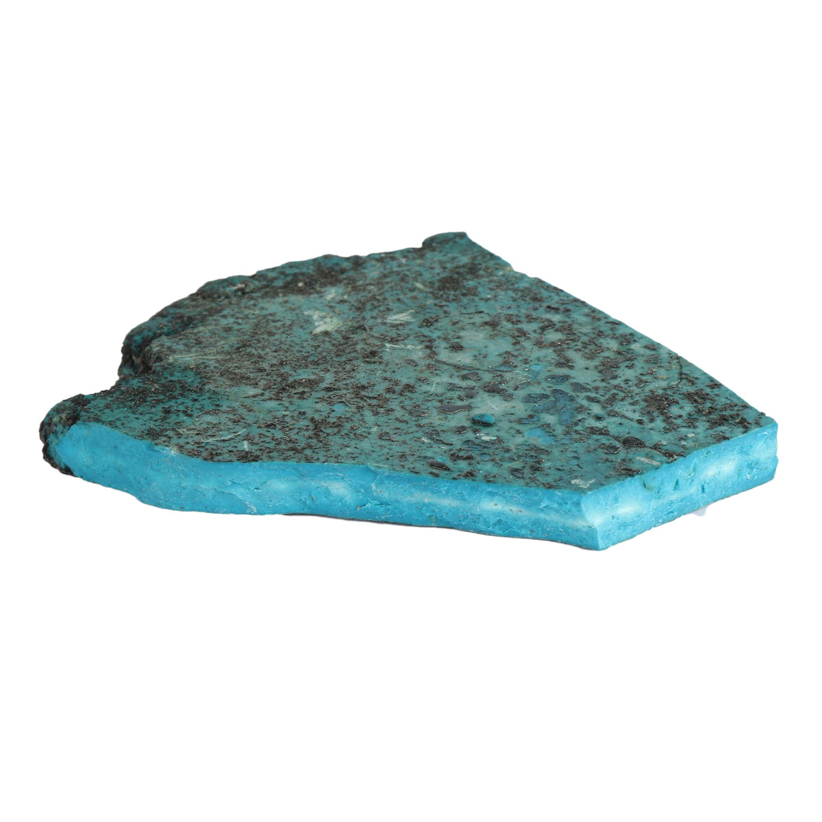 REAL-GEMS Gemstones For Jewelry Making 98.00 Carat Natural Blue Turquoise Slab Crystals and Stones Jewelry Making For Women And Men