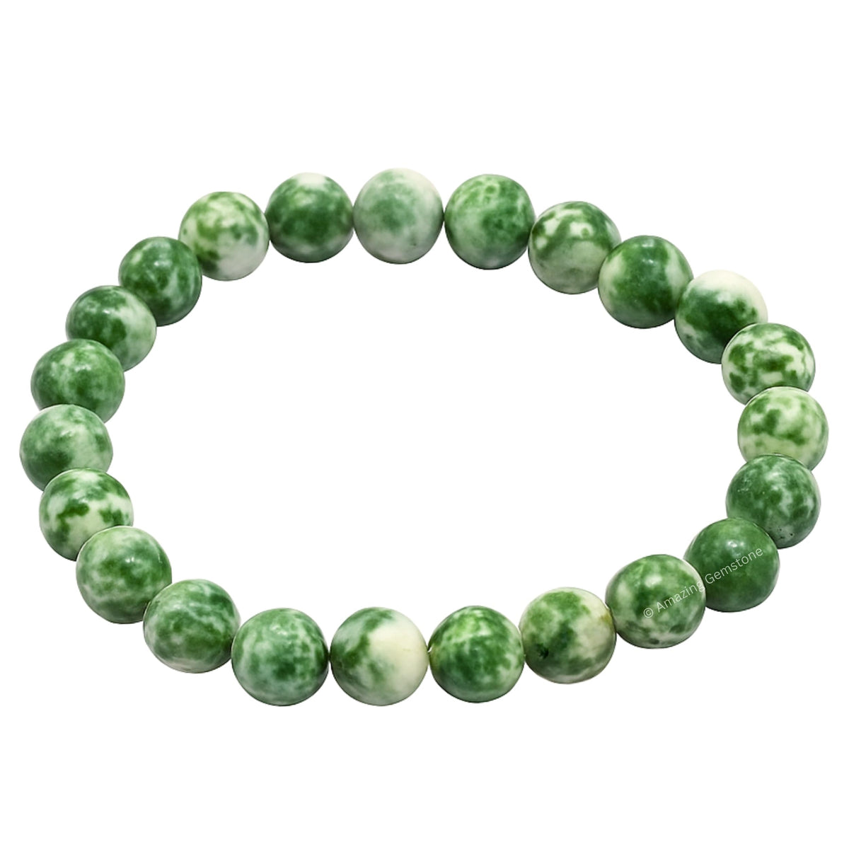 Amazing Gemstone Crystal Bracelet for Women Men's Gifts - Protection Healing Crystal Bracelet - 8mm Gemstone Beaded Stretchable Bracelet Pulseras Para Hombres Mujer Stocking Stuffers Mothers Day Gift (Tree Agate)