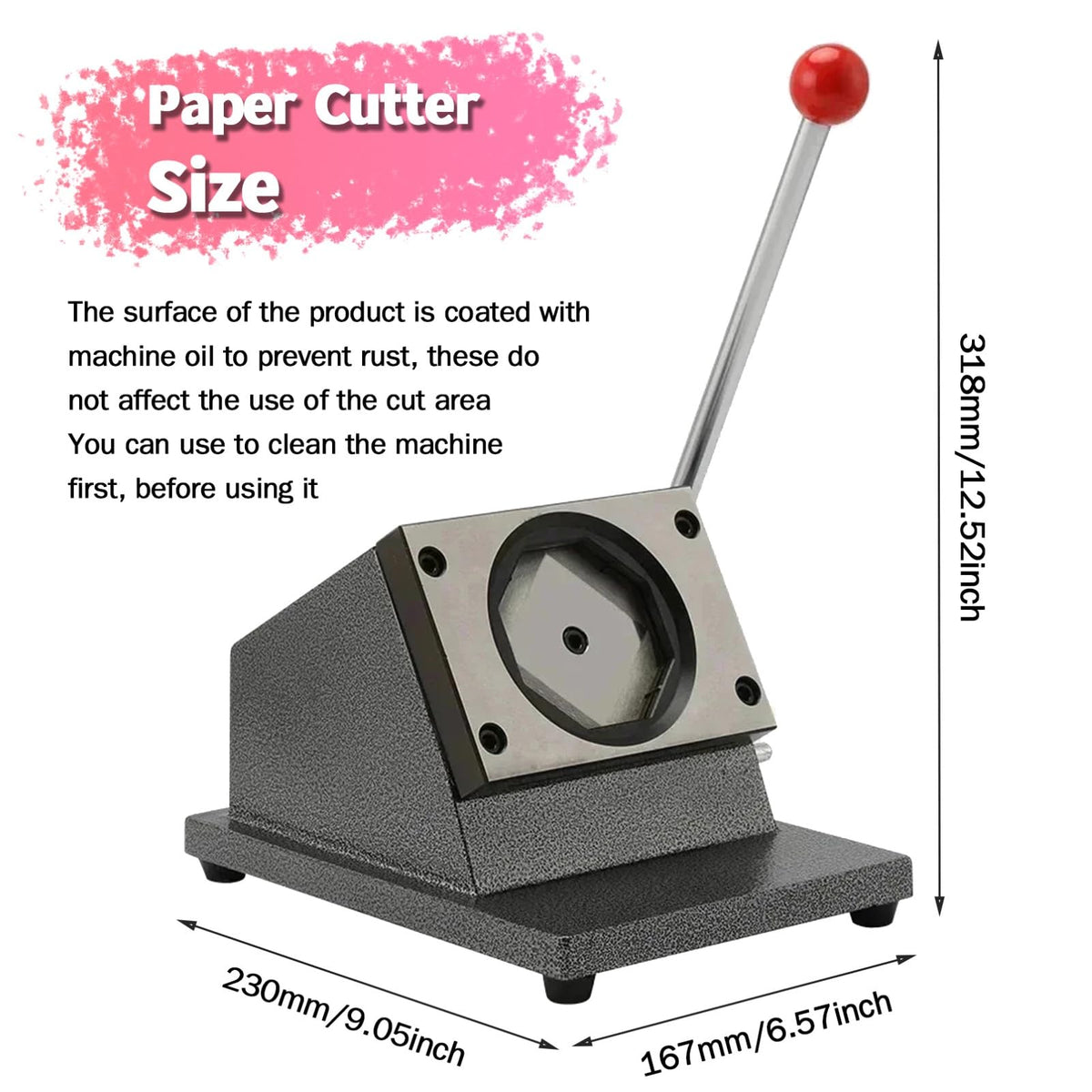 2X2 inch Square Refrigerator Photo Magnet Maker Machine, DIY Custom Badge Maker with Picture Cutter+200 Sets of Supplies +100 Sheets of Photo Paper