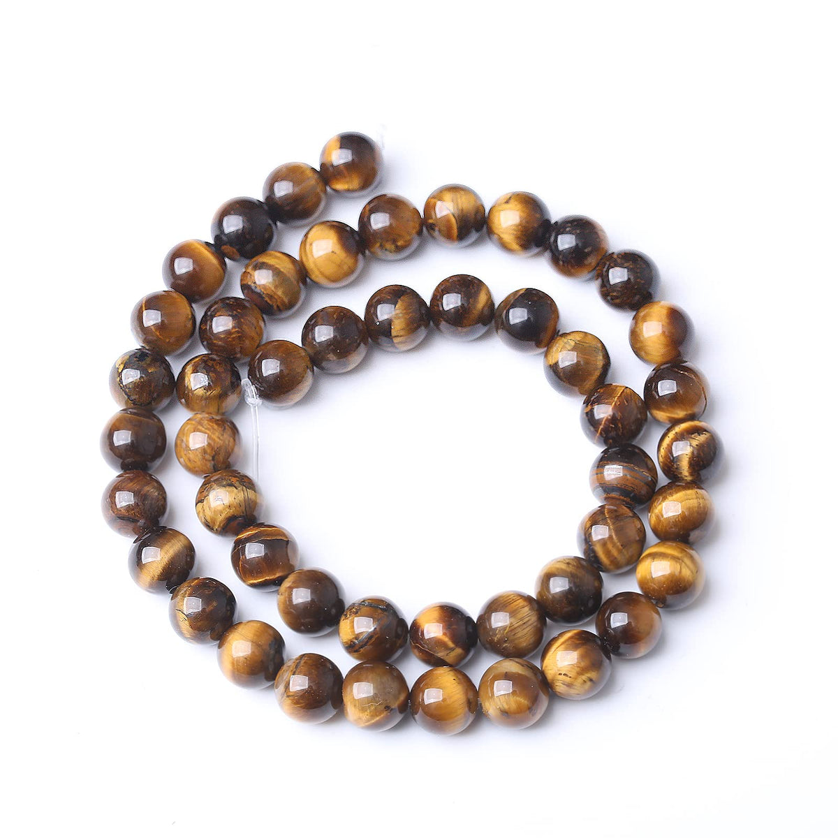 6mm 60pcs AAA Yellow Tiger Eye Gemstone Beads Natural Round Loose Crystal Energy Stone Healing Power for Jewelry Making 1 Strand 15" (6mm, Yellow Tiger Eye Stone)