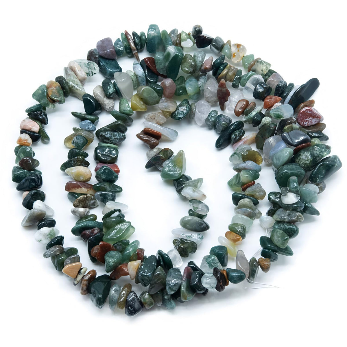 Natural Chip Stone Beads 450pcs Indian Agate Chips 5-8mm Genuine Real Irregular Healing Crystal Rocks Hole Drilled DIY Loose Gemstone Beads for Jewelry Making Bracelet Earrings Necklace Crafting