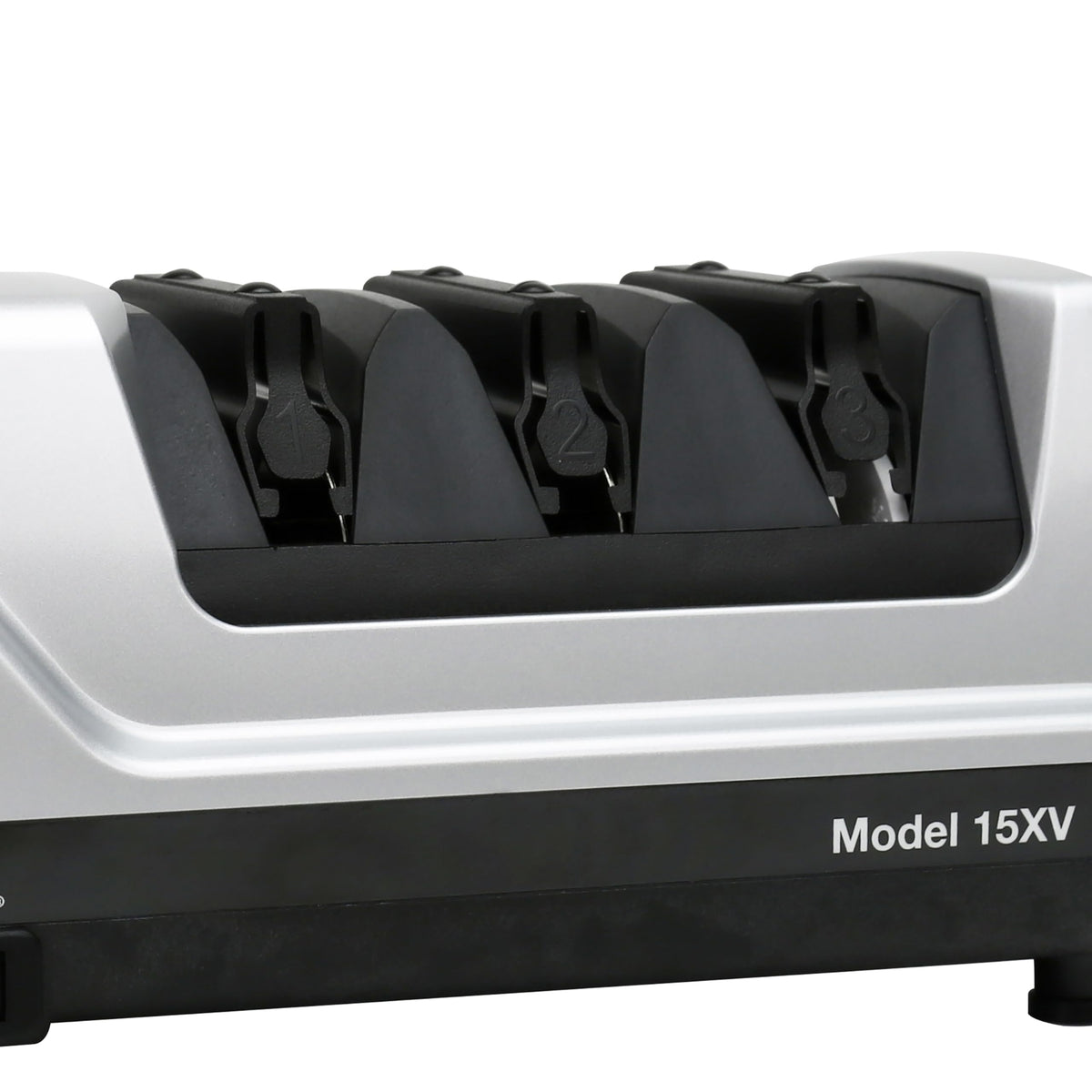 Chef’sChoice 15XV EdgeSelect Professional Electric Knife Sharpener with 100-Percent Diamond Abrasives and Precision Angle Guides for Straight Edge and Serrated Knives, 3-Stage, Gray
