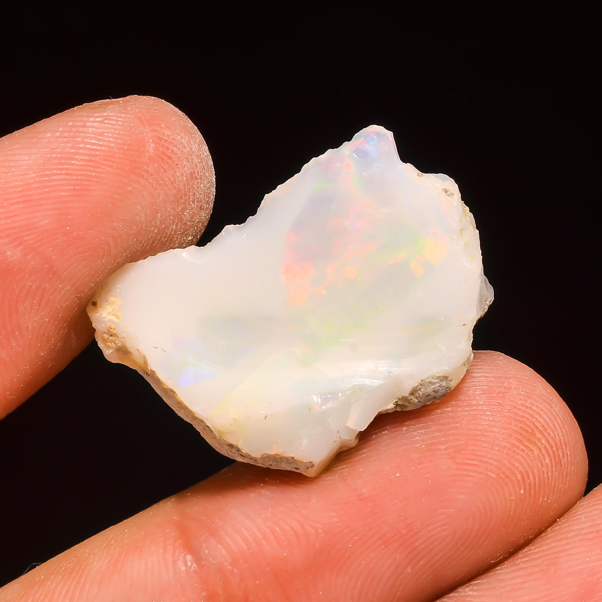11.5+ Carat, YASHEE Natural Raw Ethiopian Opal Gemstone, Real Rough Crystals, Chakra Healing, Wholesale Lot, Wire Wrapping, Rock Stone, Birthstone, Crafts & DIY, AA+ Quality For Jewelry Making