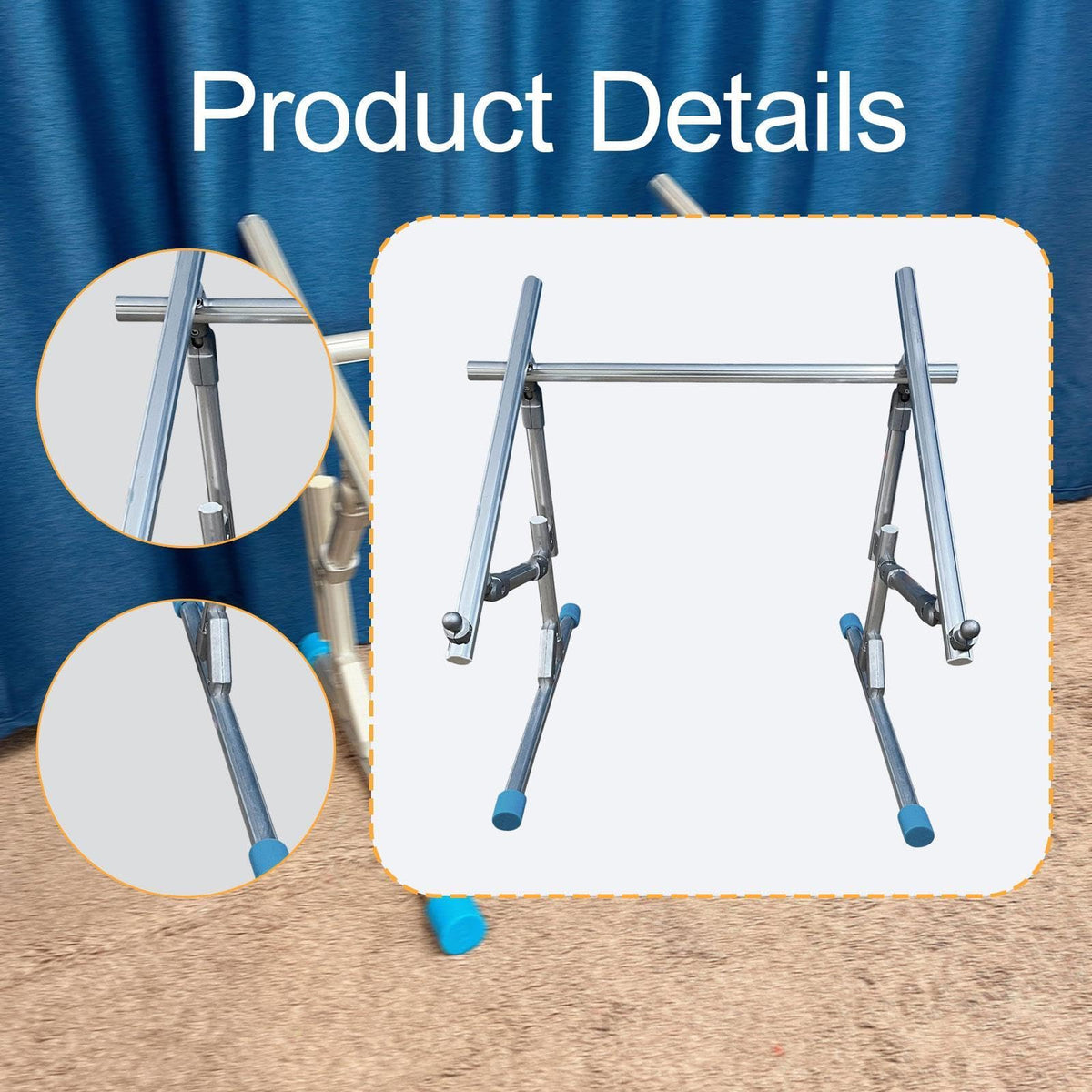 ＡＷＨＡＯ Embroidery Stitch Stand, Embroidery Frame Stand, Floor Standing Aluminum Alloy , 1 Bar