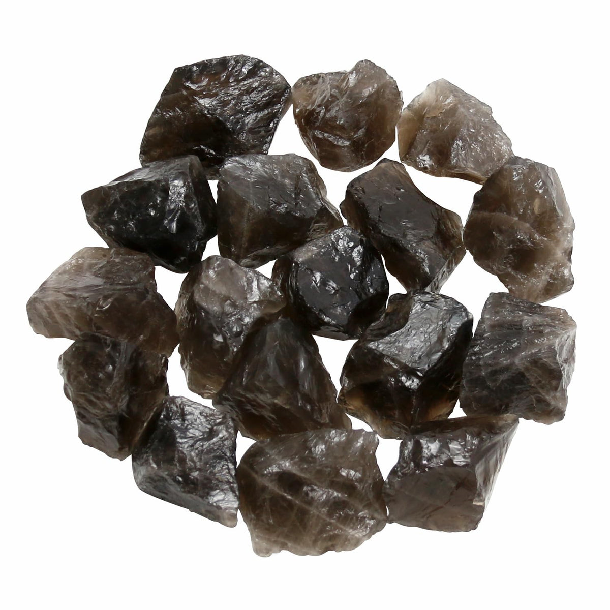 Smoky Quartz Crystals, Bulk Crystals, Crystals and Healing Stones, Rocks for Tumbling, Amathesis Crystal, Raw Crystals Bulk, Calcite Crystal for Decoration, Wicca, Reiki, Chakra and Energy(1LB)