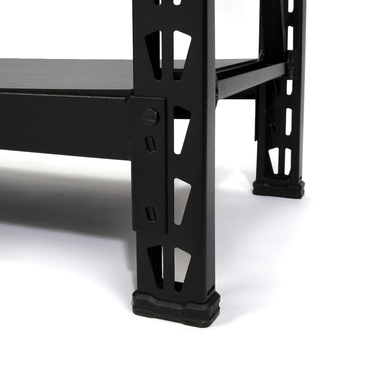 DEWALT 41658 DXST4500BLK 3-Shelf Industrial Storage Rack with Laminate Deck - 50”W x 18”D x 48”H, Black