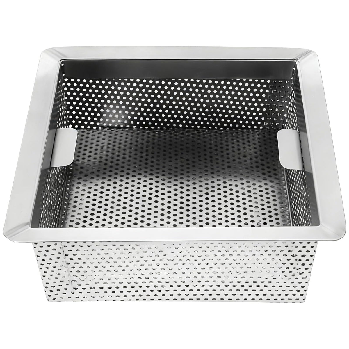 Stainless Steel Floor Drain Strainer, 8.7 x 8.7 x 3.1 in, Large Capacity, Anti-Clog, Kitchen Sink Drain Cover, Easy to Clean, Long-lasting, for Kitchen, Bathroom, Balcony