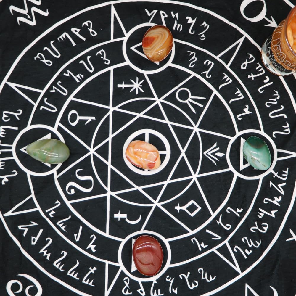 Natural Crystal and Healing Stones Set 4 Pc Agate Stones Rock Gemstones Witches Reiki Energy Balancing Meditation Divination Home Decor DIY