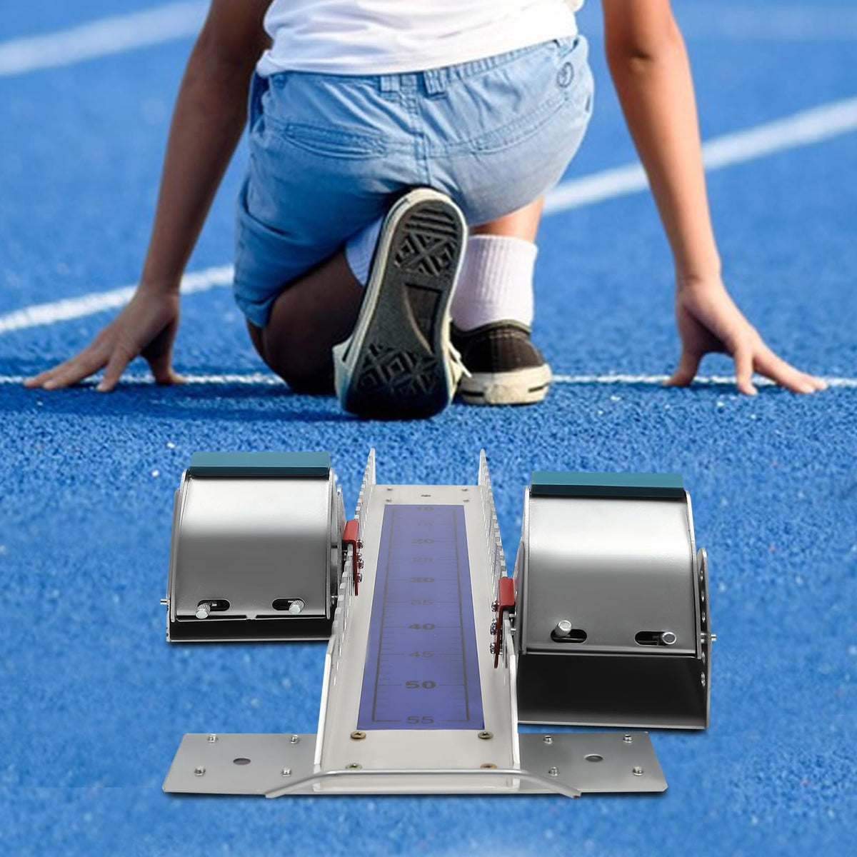 Mlonausz Athletics Track Starting Block Runway Track Sports Starting Block for Athletes