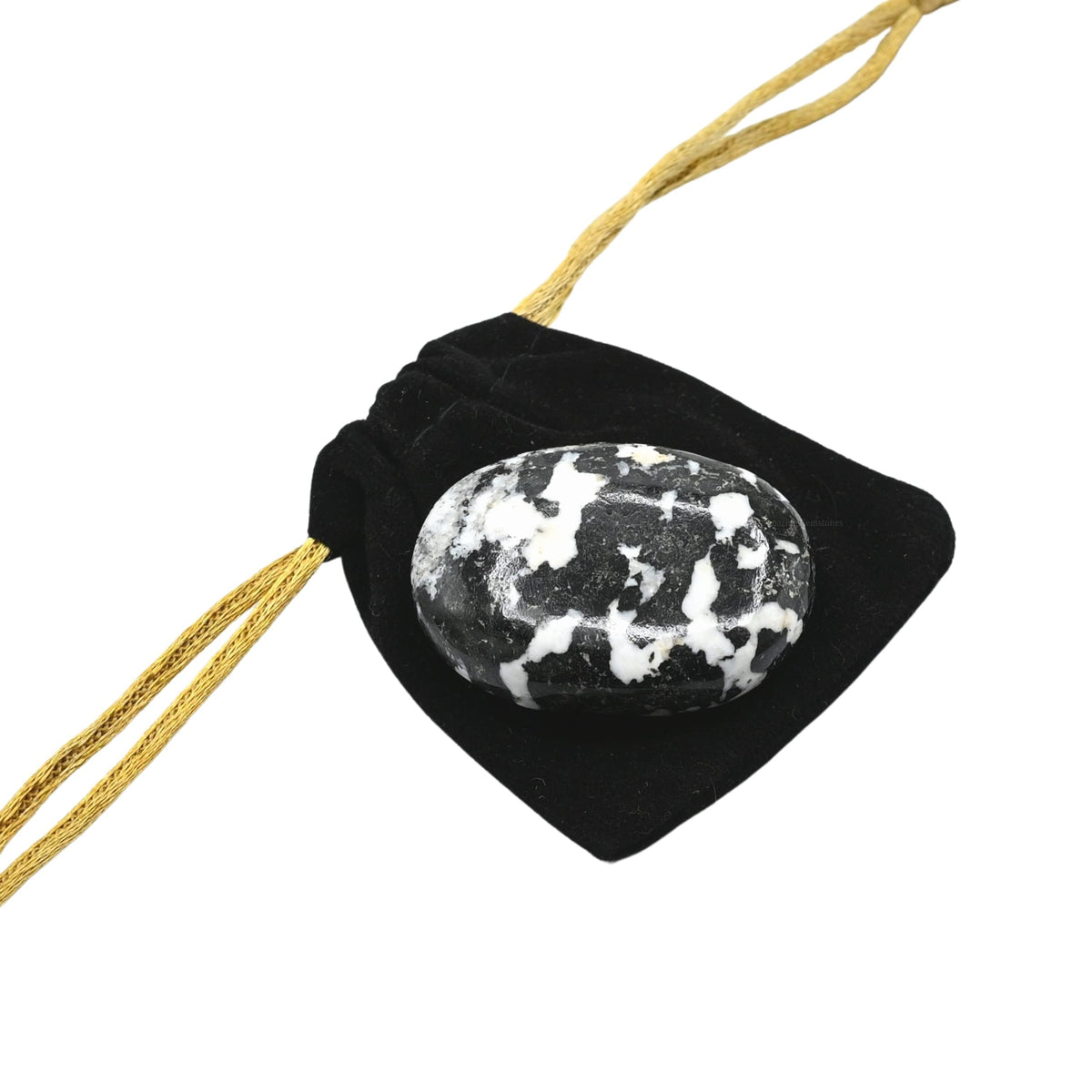Amazing Gemstone Black and White Tourmaline Crystals and Healing Stones - Large Palm Stone Crystals Piedra - Crystal for Good Luck, Positive Energy, Meditation - Unique Stocking Stuffers, Gifts Women