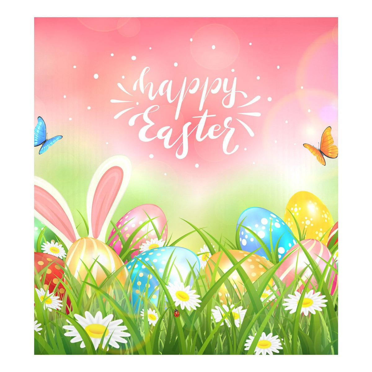 Kigai Easter Eggs Dishwasher Magnet Cover, Reuseable Kitchen Fridge Door Magnet Sticker, Waterproof Refrigerator Microwave Magnet Cover Hoilday Party Decor, 23 x 26 Inch