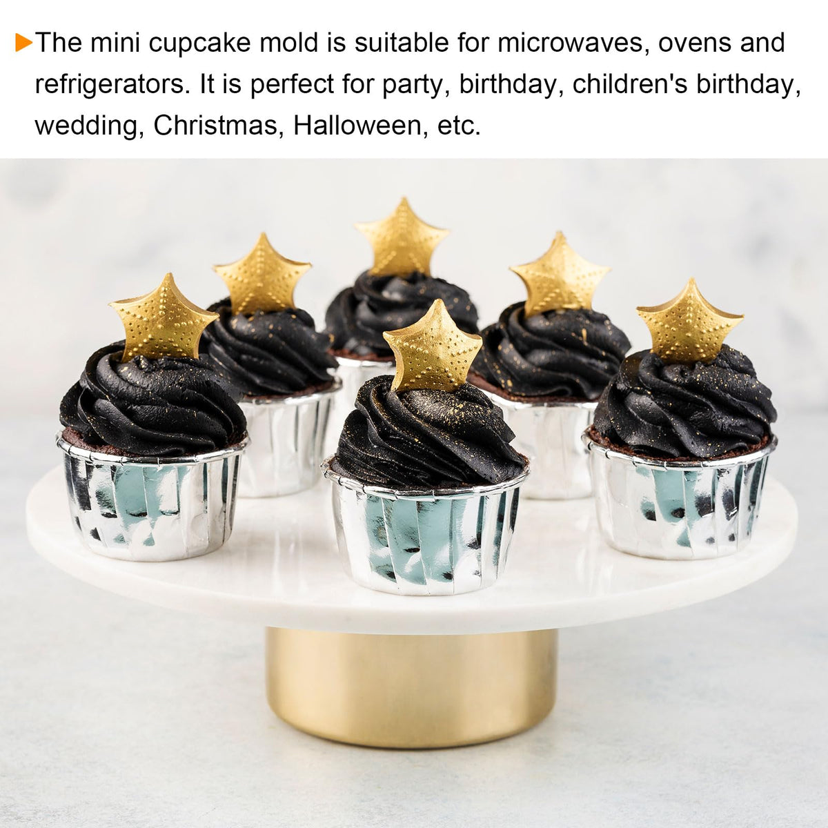 HARFINGTON Gold Green Plaid Cupcake Cups, 50pcs Aluminum Foil 3.5oz Standard Cupcake Liners Cupcake Baking Cups for Birthday Party Supplies Weddings Decorations