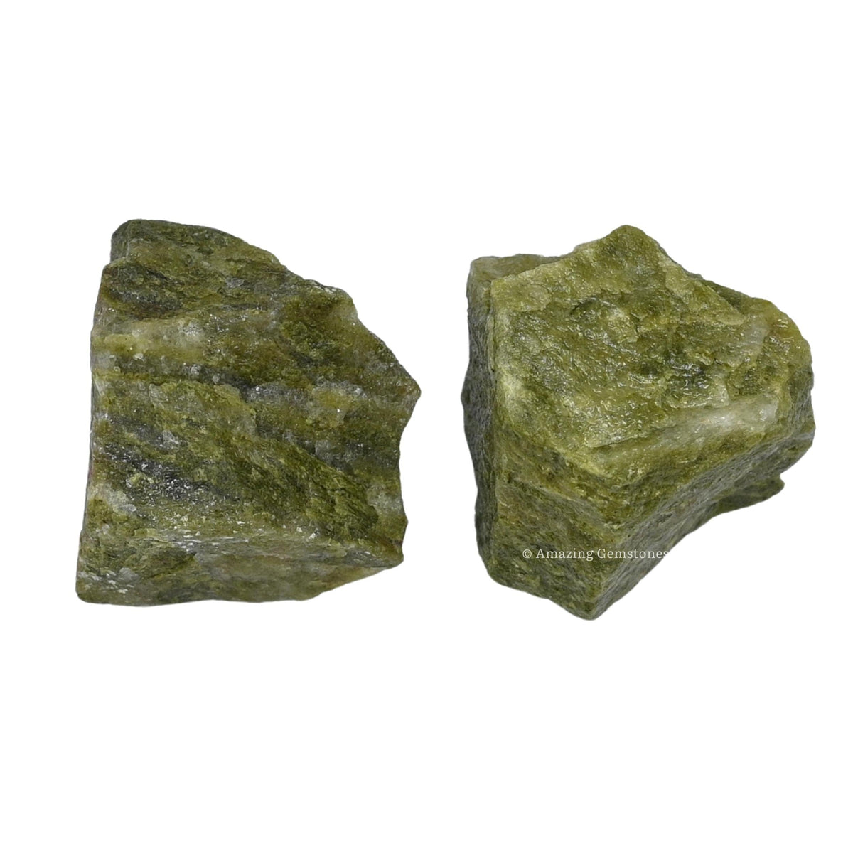 Amazing Gemstone Vesuvianite Raw Crystals and Healing Stones, Natural Rocks for Tumbling and DIY Raw Stones and Crystals (1 LB)