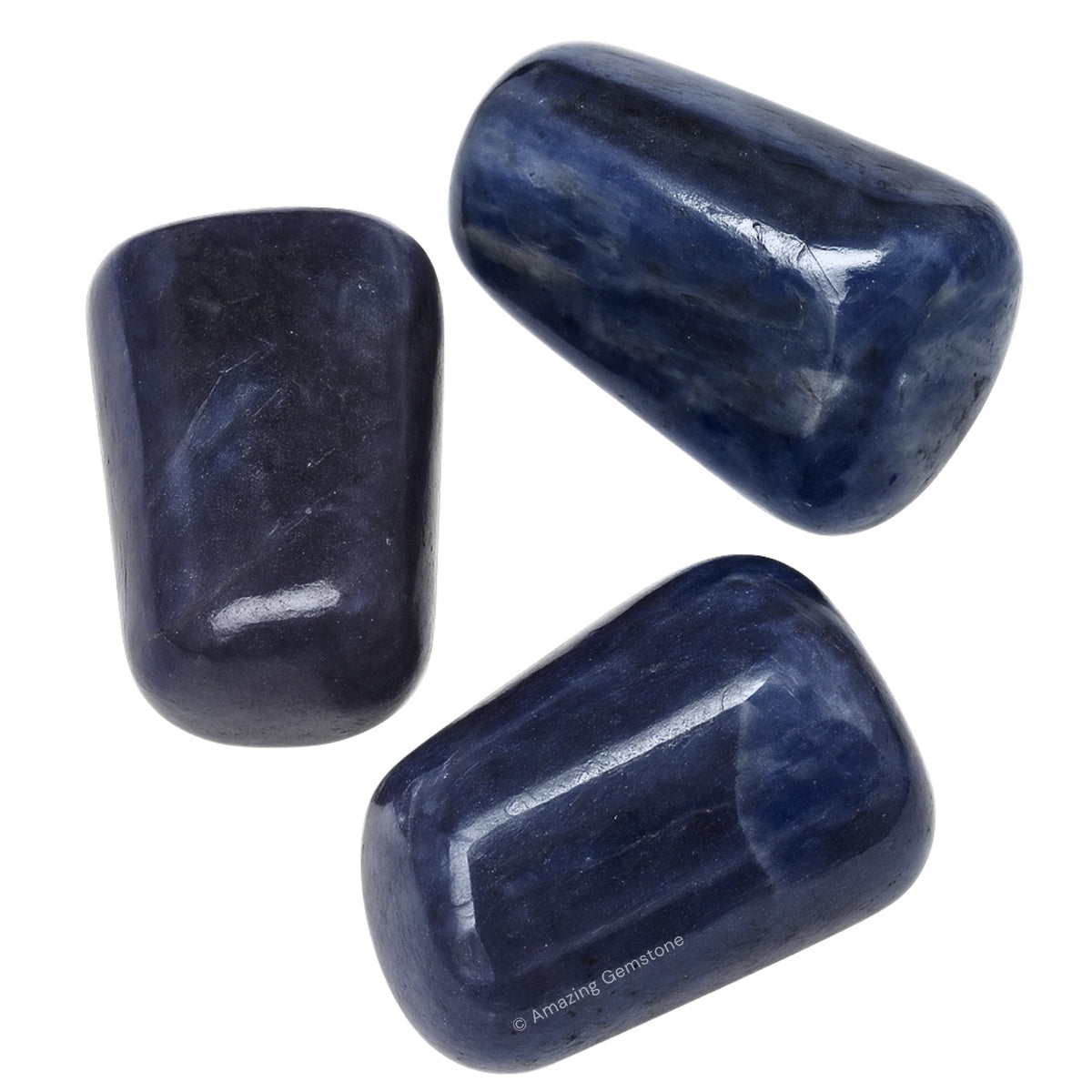 Amazing Gemstone Iolite Crystals and Healing Stones Tumbled - 1000+ Carats Iolite Stone Gem Stones, Natural Healing Stones for Energy Balance, Stress Relief - Premium Polished Gems Rocks