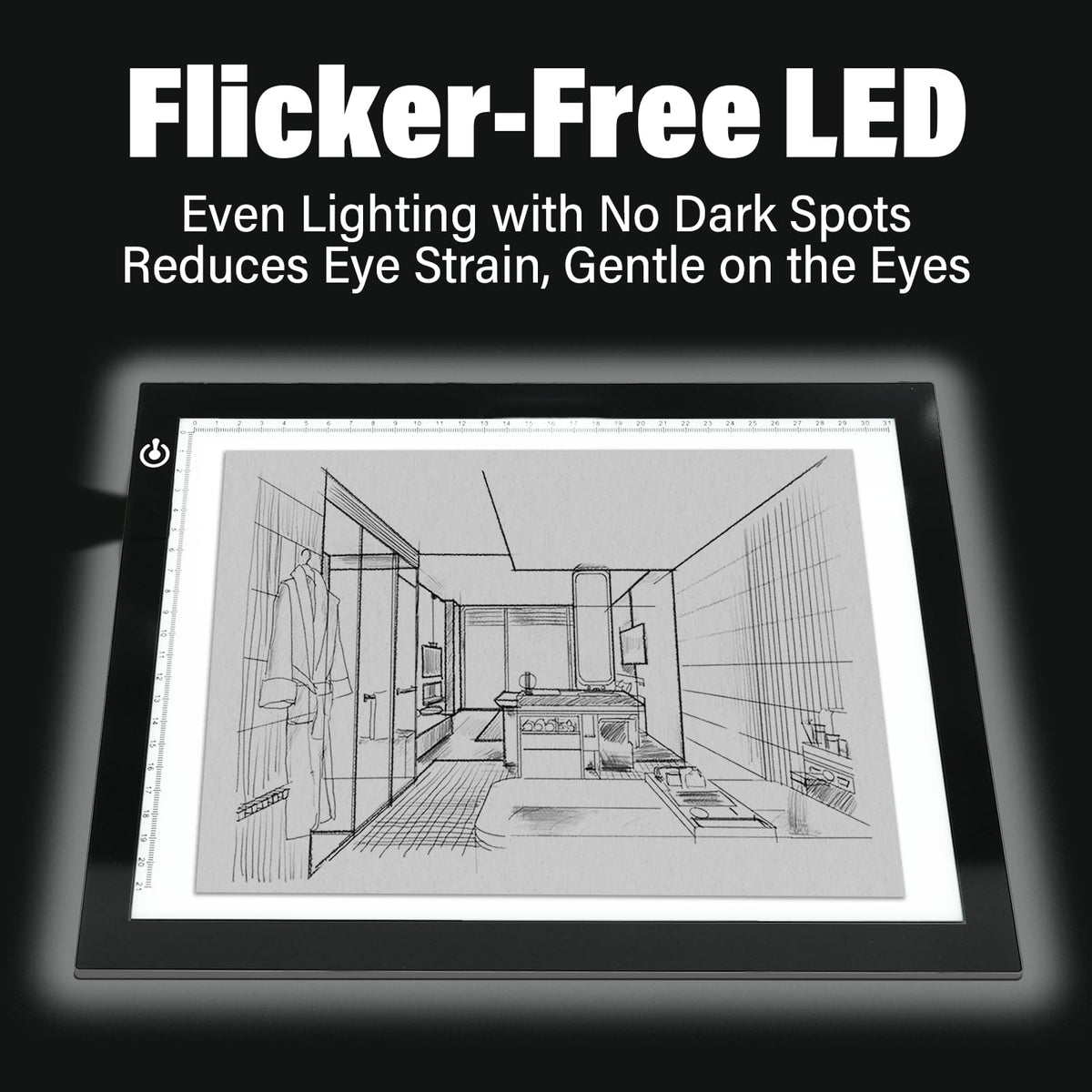 A4 LED Copy Board Tracing Light Box, Adjustable Brightness Artcraft LED Trace Light Pad, USB Power Light Table for Artists, Tattoo Drawing, Animation, Sketching, Stenciling & Diamond Art Painting