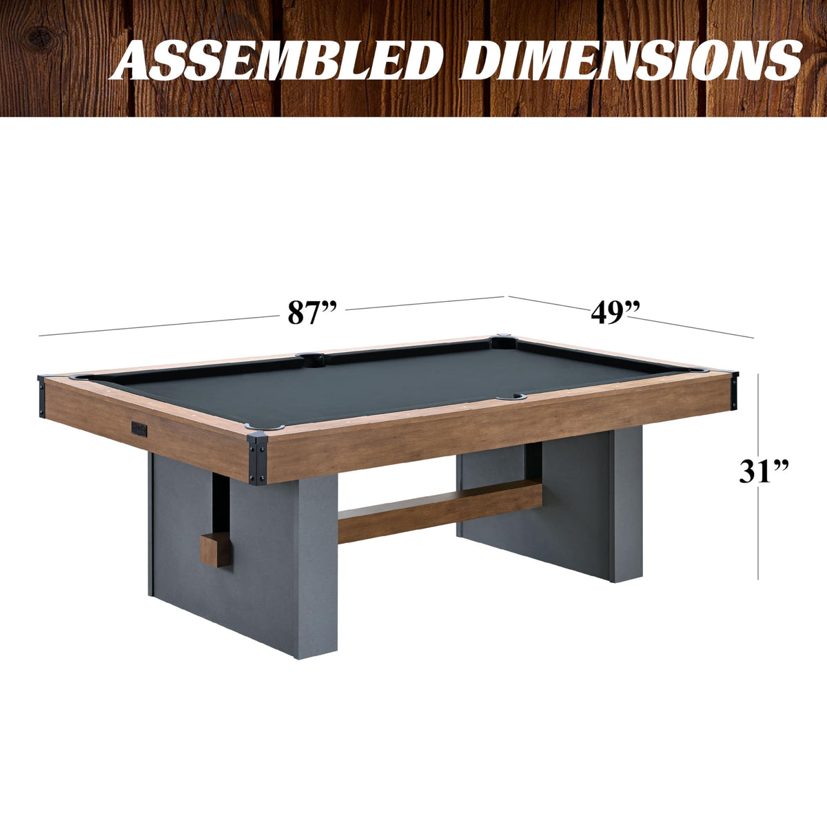 Barrington Billiards 7' Urban Drop Pocket Pool Table