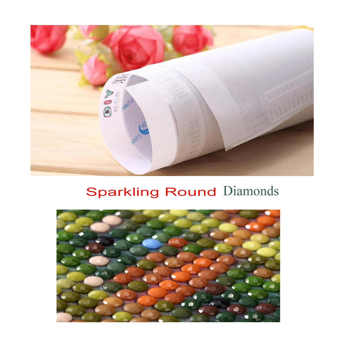 BOHADIY Diamond Painting Kits，Large 5D DIY Fish Ocean Beach Diamond Painting Kits for Adults，DIY Full Drill Crystal Rhinestone Arts and Gem Art Painting with Diamond Home Wall Decor 28X16inch