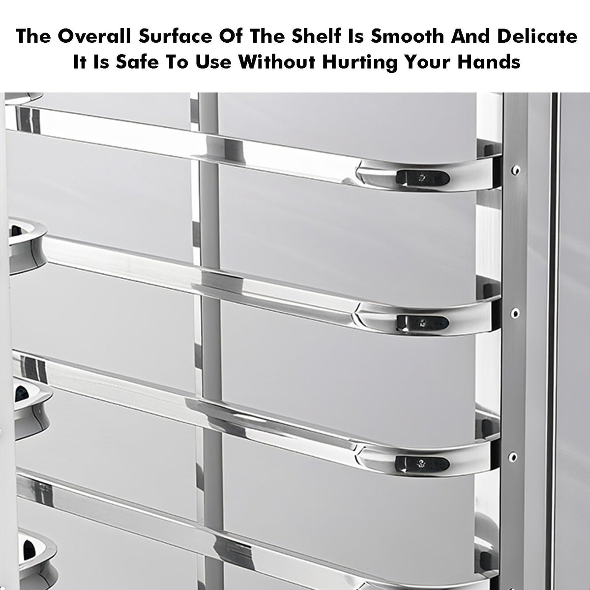 uhyOHF 12-Tier Bakery Rack - Rolling Speed Cart for Cooling & Drying Food Trays, Fits Half/Full Sheet Pans, Heavy-Duty Kitchen,