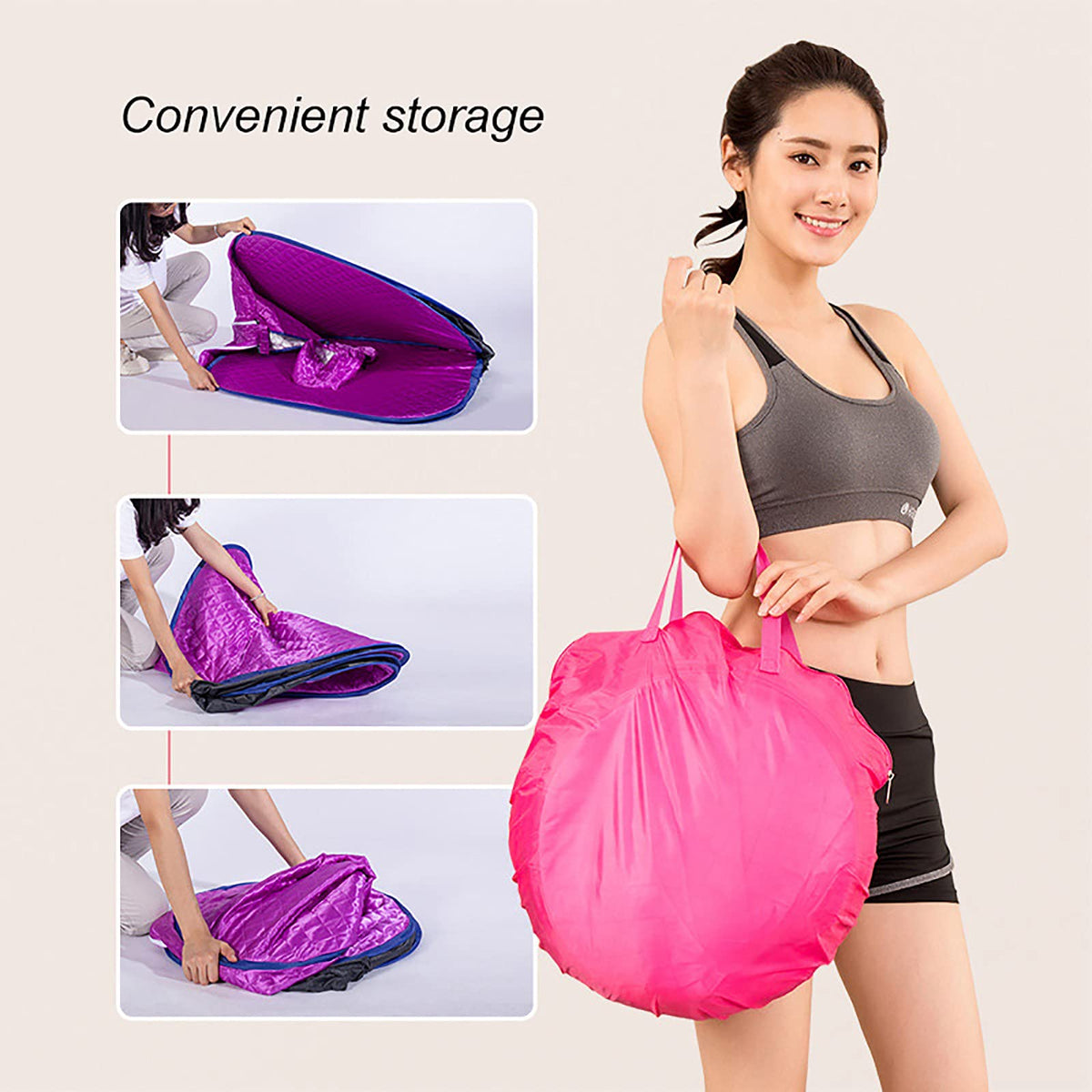 Portable Home Sauna Tent Home Steam Generator 9-Speed Adjustment Remote Control for Weight Loss Detoxification and Slimming
