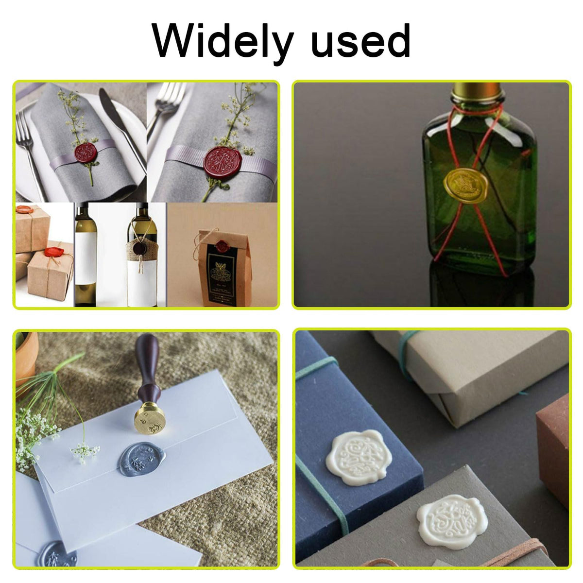 Wax Seal Beads Kit, Ioggtser Sealing Beads Set with 400PCS Gold Wax Seal Beads, Melting Warmer, Melting Spoon,4 PCS Candles, for Wedding Envelope