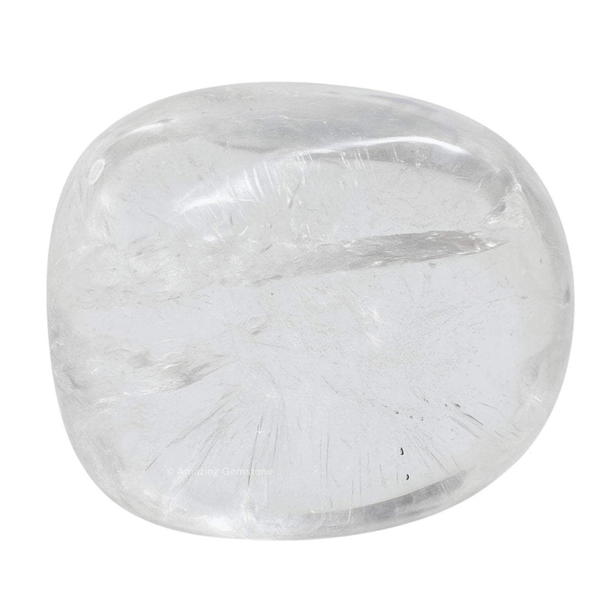 Amazing Gemstone Clear Quartz Crystals and Healing Stones Tumbled - 1 Oz Clear Quartz Stone, Natural Healing Stones for Energy Balance, Stress Relief - Polished Gems Rocks