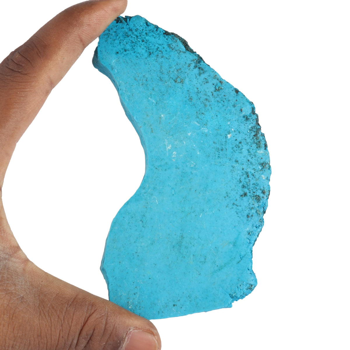 REAL-GEMS Gemstones For Jewelry Making 278.00 Carat Natural Blue Turquoise Slab Crystals and Stones Jewelry Making For Women And Men
