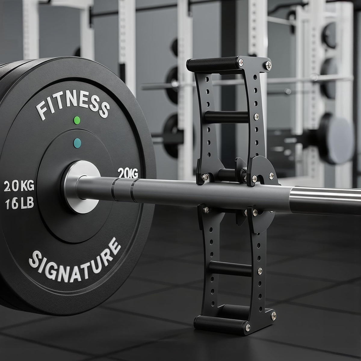 Multi Functional Strength Exercise,Heavy-Duty Deadlift Jack with Wide Paddle Handle, Multi-Grip Attachment & Flat Grip - Ideal for Torso Training Rows & Strength Training