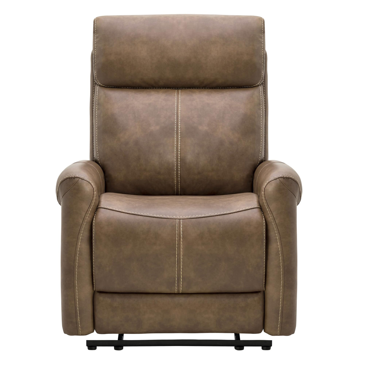 KISLOT Leather Recliner Chair for Adults Wall Hugger RV Recliner with USB Charging Ports Electric Power Reclining Sofa for Living Room Home Theater Seating Bedroom