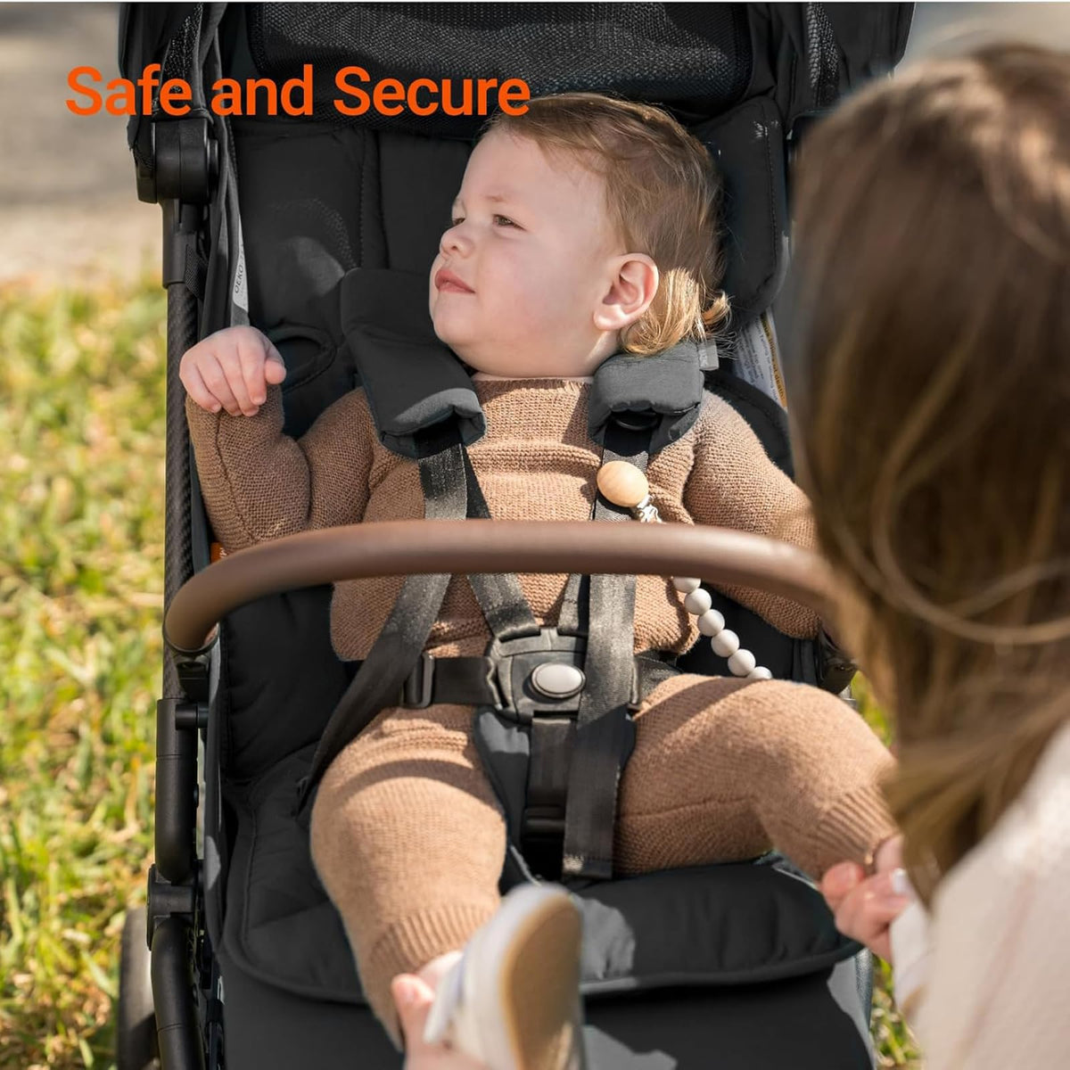 MAMAZING Ultra Air Lightweight Baby Travel Stroller with Carbon Fiber Frame, Compact & Airplane-Friendly, One-Handed Fold, 11.6 lbs, Perfect for Toddlers, Organizer & Cushion Included, Jet