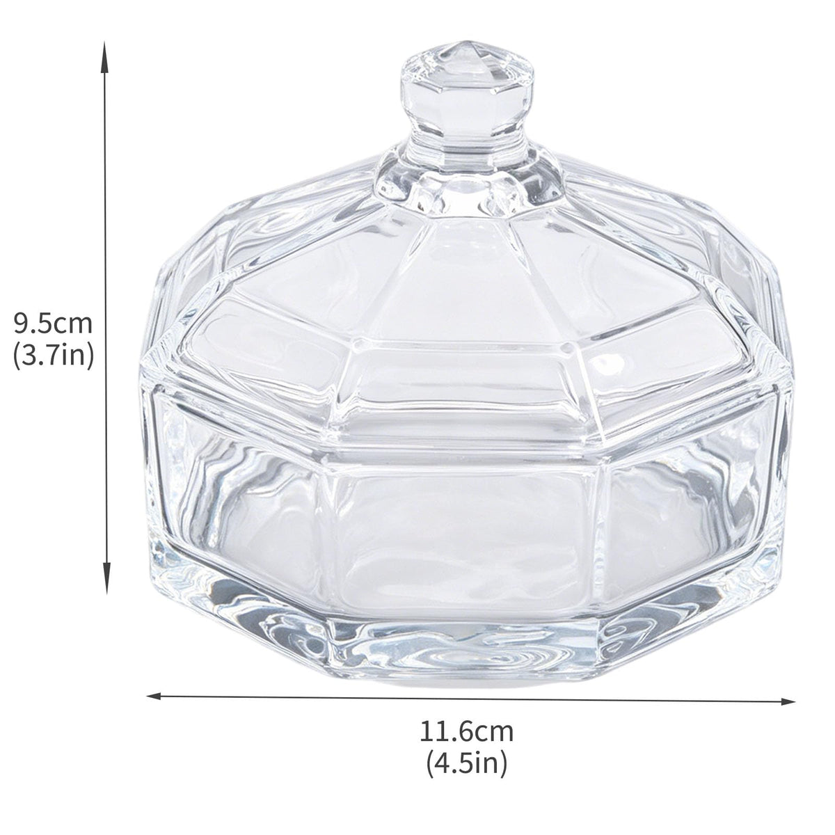 Lolytama Candy Jar,Airtight Candy Containers with lid,Glass Cookie Storage Jar Kitchen Details,Cookie Jar for Honey, Jelly, Wedding Favors, Sauces,Halloween&Christmas Candy Containers Jar