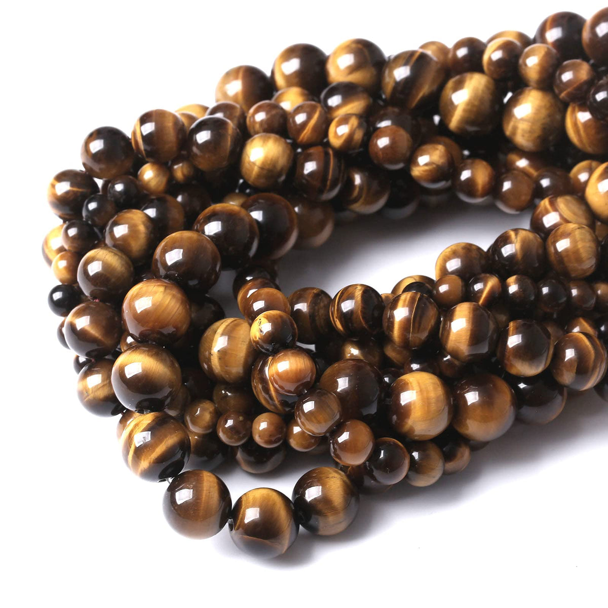 32PCS 12MM AAA Yellow Tiger Eye Stone Beads Natural Gemstone Bead Crystal Healing Energy Jewelry Making DIY 15 inches