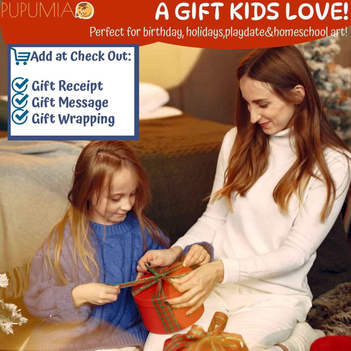 PupuMiao Sewing Kit for Kids DIY Embroidery Sewing Kit Cute Animal Sewing Projects Easy Crafts with English Instructions, Perfect for Beginners, Girls Boys Ages 4-12 (Kitty+Frog+Lion+Elephant)