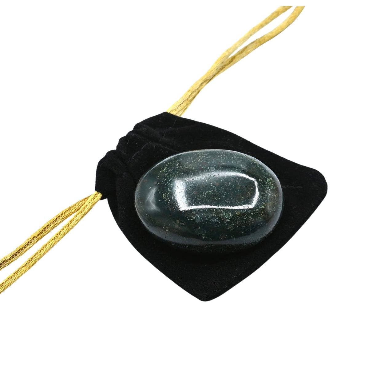 Amazing Gemstone Bloodstone Crystals and Healing Stones - Large Palm Stone Crystals Piedra - Crystal for Good Luck, Balanced Positive Energy, Meditation - Unique Stocking Stuffers and Gifts for Women