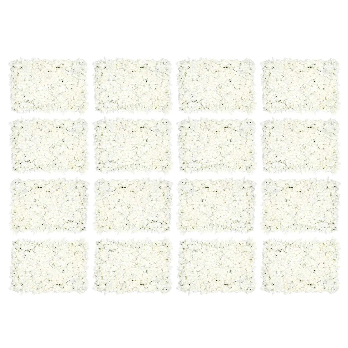 TYLPFH 20Pcs Artificial Flower Wall Decor Panel for Party Wedding Backdrop Garden