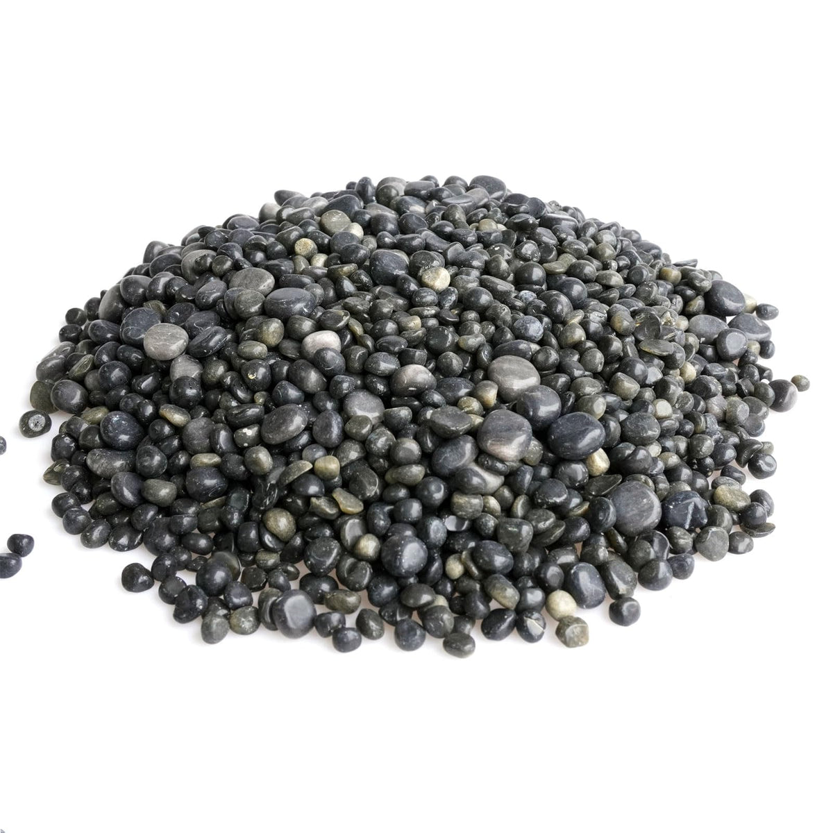 Sisamn 3Lb Gold Sheen Obsidian Tumbled Stones Natural Polished Pebbles for Protection, Jewelry Making, Home Decor, Feng Shui, Reiki Healing, Meditation Gifts Bulk Crystals