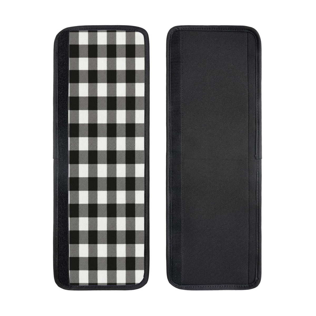 Non Slip Refrigerator Handle Covers 2pcs ,Neoprene Refrigerator Door Handle Covers For Fridge, Oven, Dishwasher & Microwave, Decorative Kitchen Appliance Handle Covers,Black And White Buffalo Plaid
