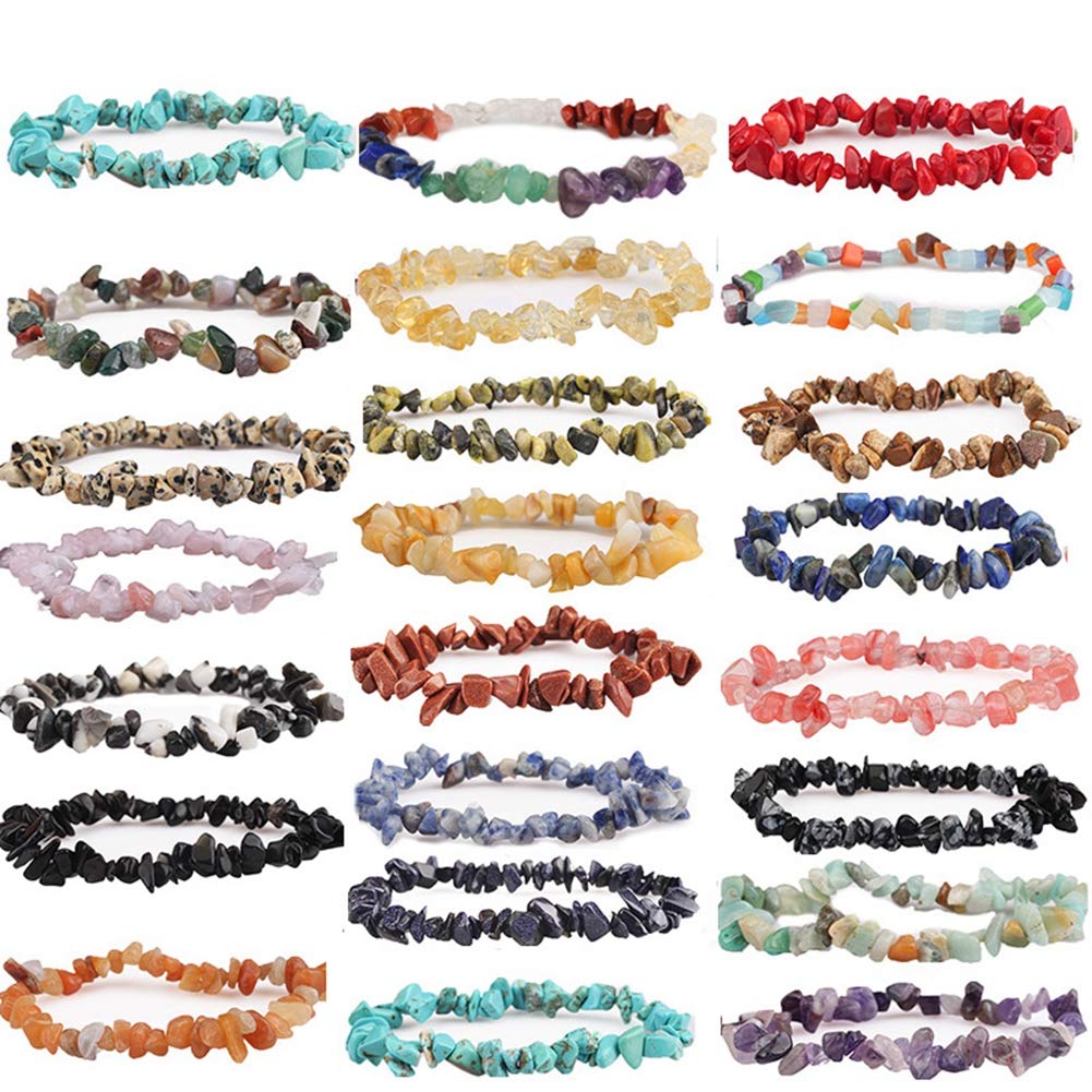 Natural Chip Stone Beads 5-8mm Rutilated Quartz About 400 Pieces Irregular Gemstones Healing Crystal Loose Rocks Bead Hole Drilled DIY for Bracelet Jewelry Making Crafting (5-8mm, Rutilated Quartz)