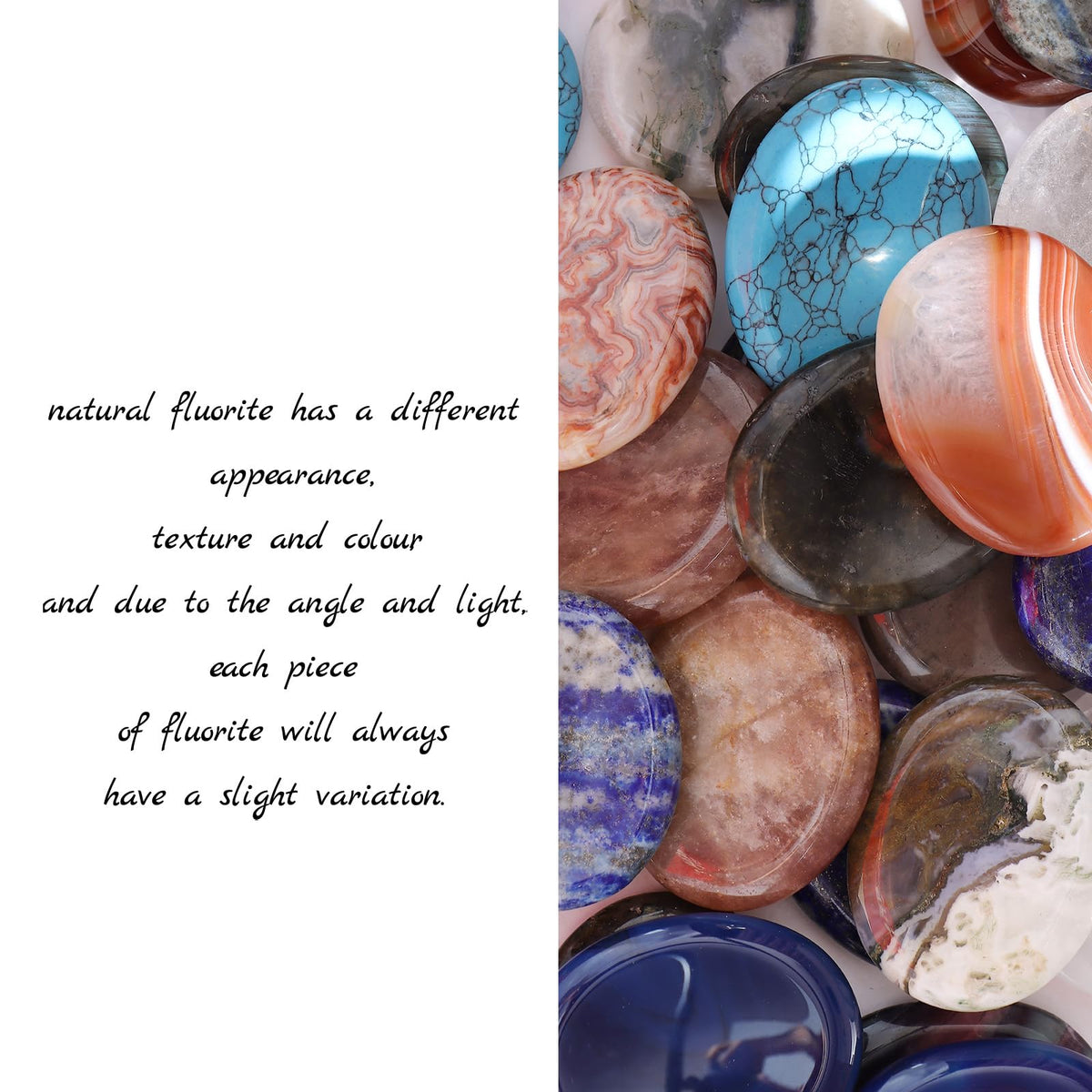 Chakra Worry Stones for Anxiety Crystal Thumb Palm Stone Handcarved Polished Oval Gemstone Chakra Decor Thoughtful Gifts 2PCS (Labradorite)