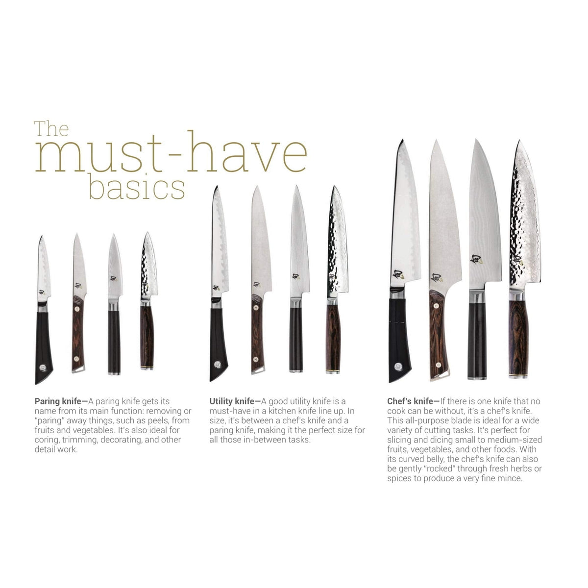 Shun Sora 5 Pc Student Knife Set