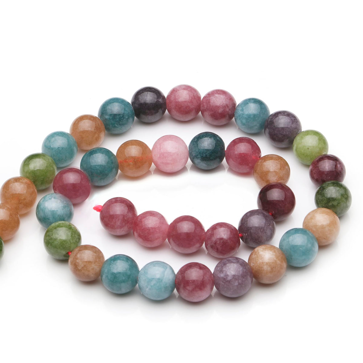 Youngbling Natural Gemstone Beads for Jewelry Making,6mm Blue Tourmaline Polished Round Smooth Stone,Genuine Real Stone Red Beads for Bracelet Necklace 15 Inch(Blue Tourmaline,6mm)