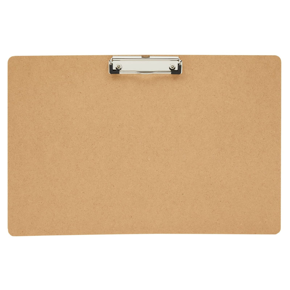 Juvale Clipboard - 11.5 x 17.4 in, Brown MDF, 4-Pack - Wood Clipboard Set with Low-Profile Metal Clip & Retractable Hook - Oversized & Portable for Drafting Board & Sketch Board Use