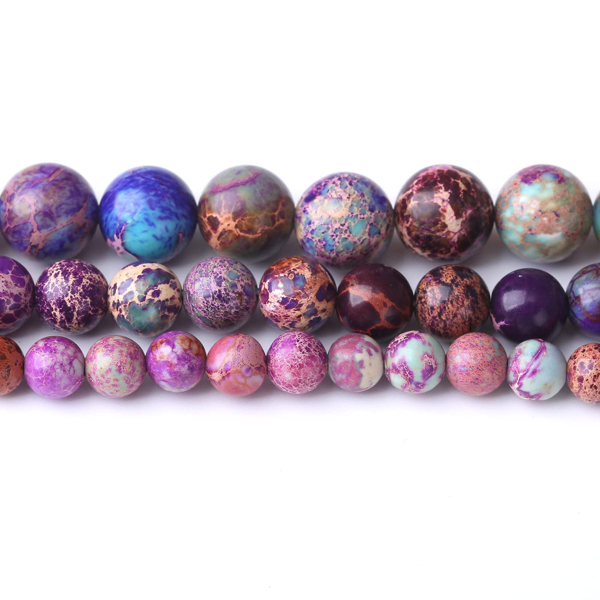 90PCS 4MM Natural Galaxy Sea Sediment Jasper Stone Beads Energy Healing Beads for DIY Jewelry Bracelet Necklace Making for Jewelry Making15Inch