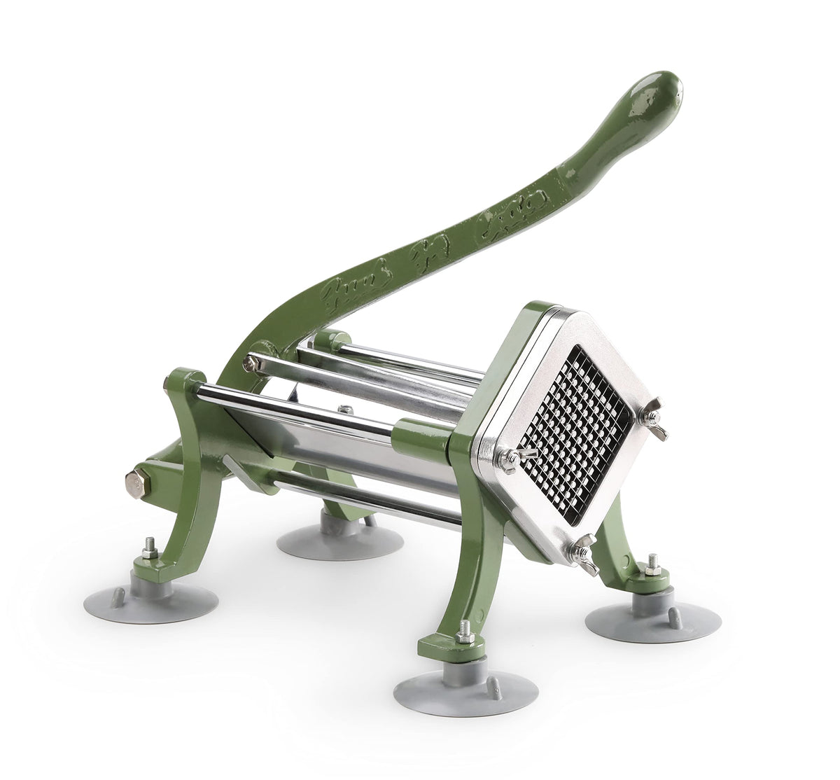 New Star Foodservice 37340 Commercial Restaurant French Fry Cutter with Suction Feet, 1/4-Inch
