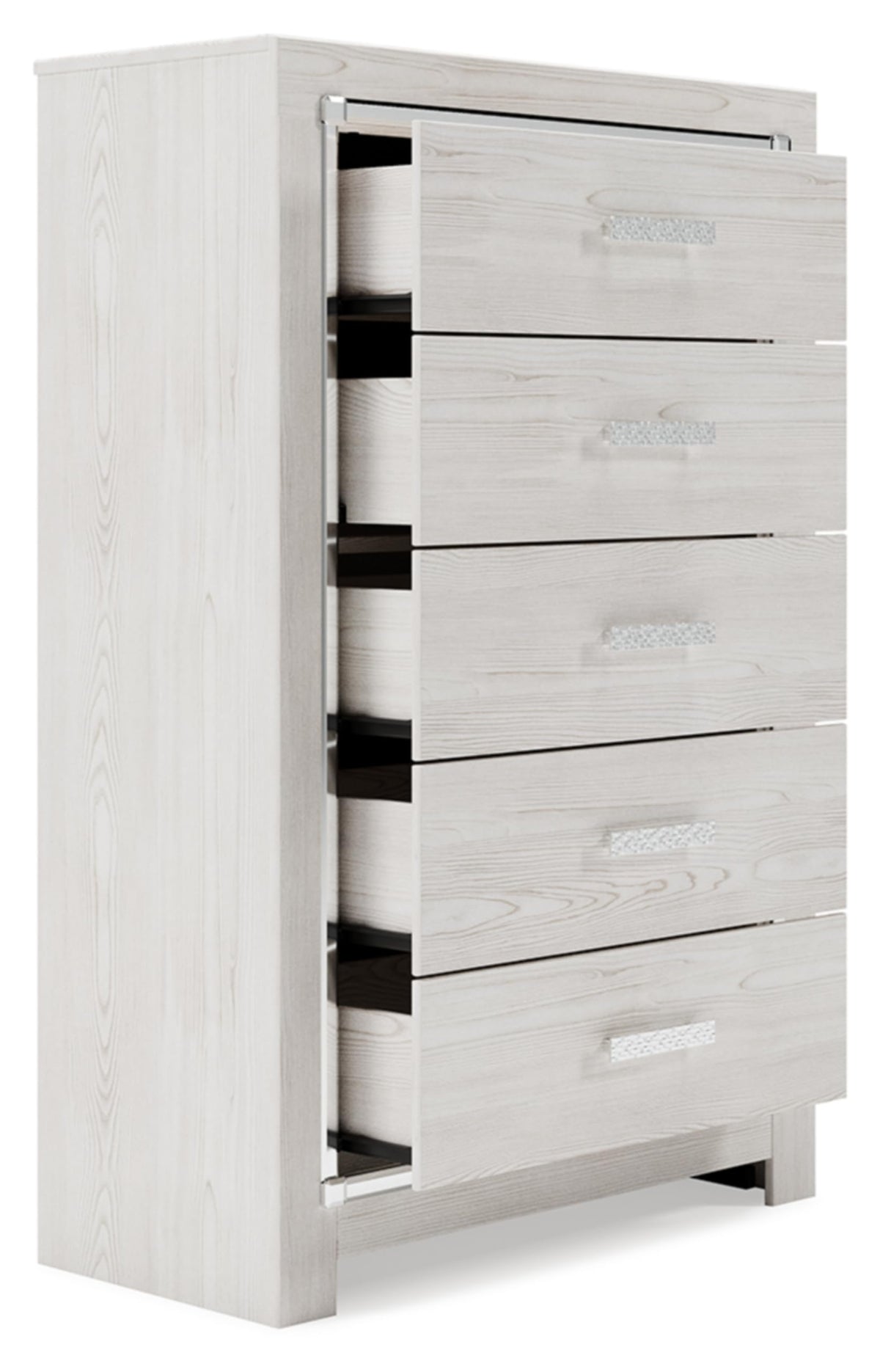 Signature Design by Ashley Altyra Contemporary 5 Drawer Chest, White