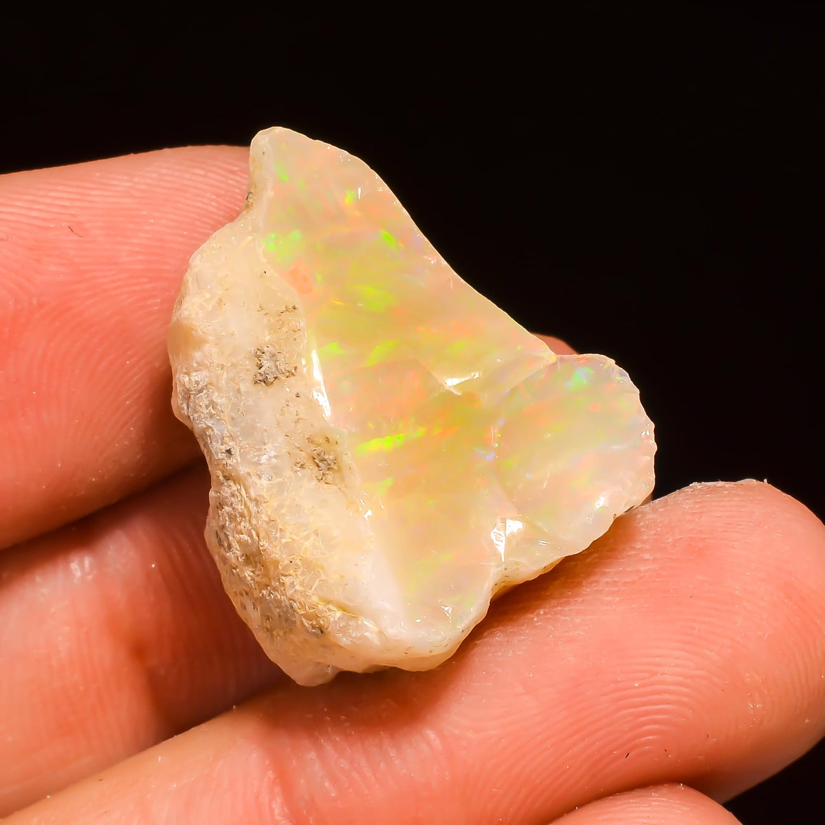 20+ Carat, YASHEE Natural Raw Ethiopian Opal Gemstone, Real Rough Crystals, Chakra Healing, Wholesale Lot, Wire Wrapping, Rock Stone, Birthstone, Crafts & DIY, AA+ Quality For Jewelry Making