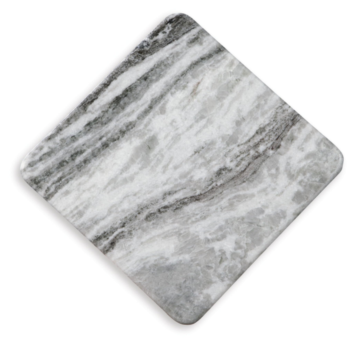 Signature Design by Ashley Keithwell Contemporary Marble Top Accent Table, Gray