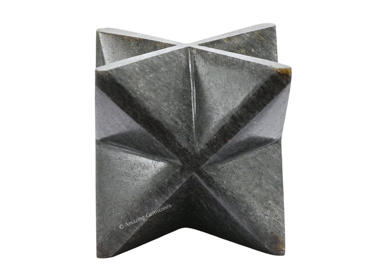 Amazing Gemstone Blue Aventurine Merkaba Crystal - 1.5 Inches Metaphysical Merkaba Star for Meditation - Energetic Tetrahedron Crystal and Healing Stones for Spiritual Growth and Healing (35-40mm)