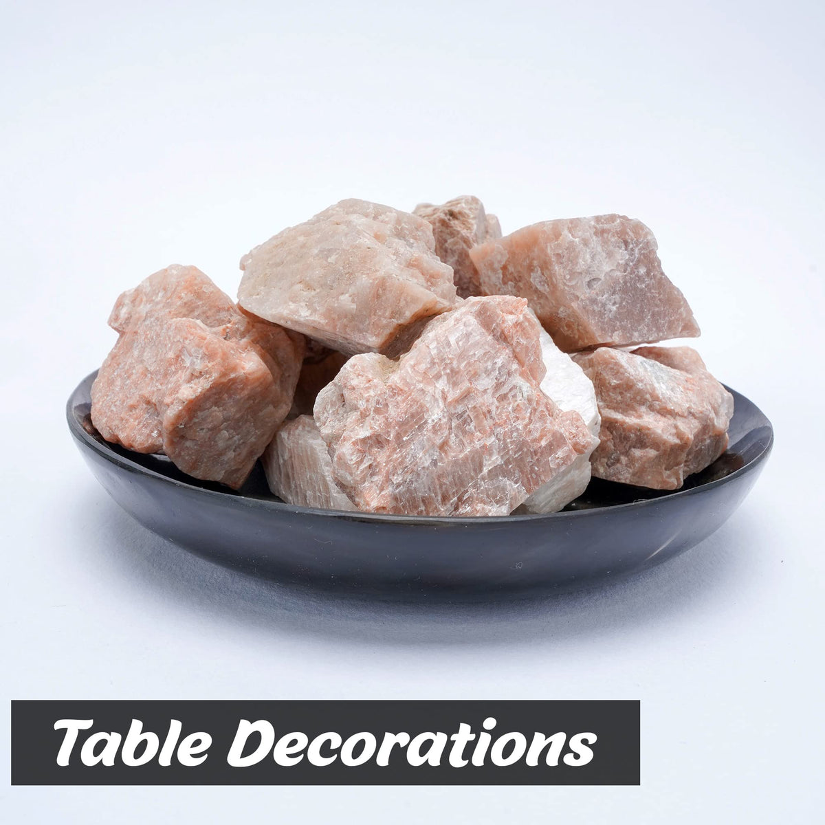 Crocon® 1LB Peach Moonstone Rough Bulk Rocks Natural Stone Spiritual Gifts Raw Gemstone Crystals and Stones Tumbling Cabbing Polishing Gem Mining Chakra Balancing Reiki Healing Home Office Décor